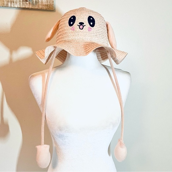 Girl's Hat Rabbit Ears Children Cap with Moving Ears - Summer Sunhat - Picture 3 of 15